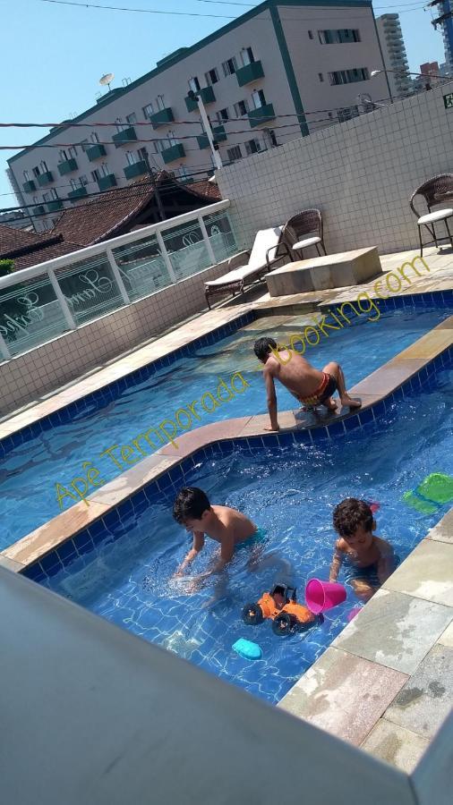 Ape Temporada Praia Grande Sp Completo Com Piscina, Churrasqueira, Estacionamento Exterior foto